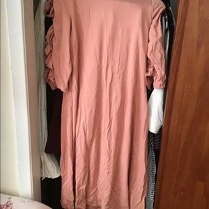Removable Ruffle Sleeve Dress NWT